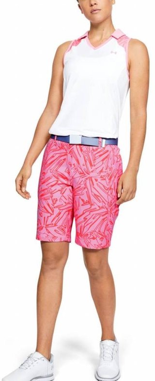 Under Armour Links Printed pantalones cortos de mujer, lipstick