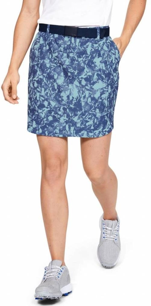 Under Armour Links Woven Printed falda pantalón de mujer, azul