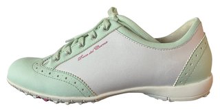 Duca Del Cosma Mila zapatos de golf para mujer, blanco/verde menta