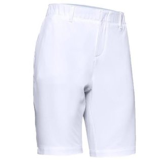 Under Armour Links pantalones cortos de mujer, blanco/gris