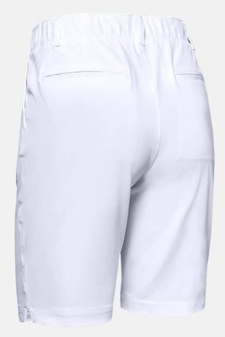 Under Armour Links pantalones cortos de mujer, blanco/gris
