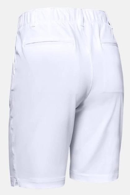 Under Armour Links pantalones cortos de mujer, blanco/gris