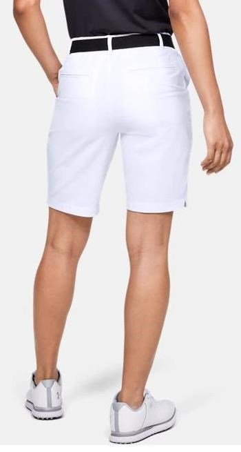 Under Armour Links pantalones cortos de mujer, blanco/gris