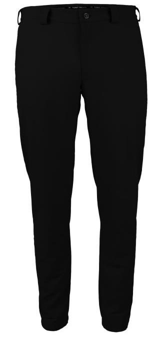 Tony Trevis pantalones de hombre, negro
