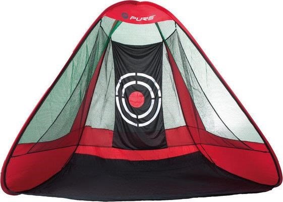 Pure2Improve Triangle Pop-Up red de práctica de golf (295x197x177cm)
