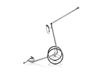 JuStar Silver carrito manual de 2 ruedas, acabado plata titanio