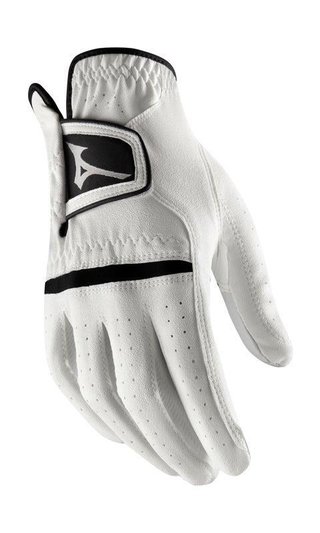 Mizuno Comp guante de golf para hombre, blanco