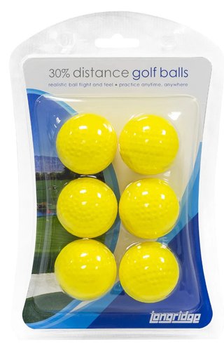 Longridge 30% Distance pelotas de golf, amarillas
