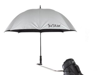 JuStar JuStar golf umbrella plateado (protección UV 99%)
