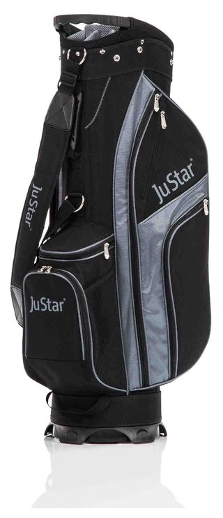 JuStar cart bag, 9", negro/titanio