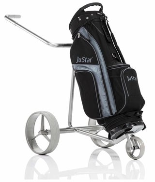 JuStar cart bag, 9", negro/titanio