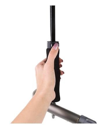 JuCad paraguas de golf automático con pin 68", negro