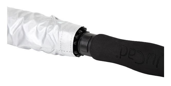 JuCad paraguas de golf telescópico automático 68" con pin, negro