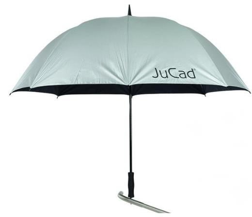 JuCad paraguas infantil con pin, plateado con protección UV