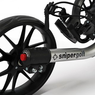 Sniper Golf Shot 2.0 carrito manual, plateado