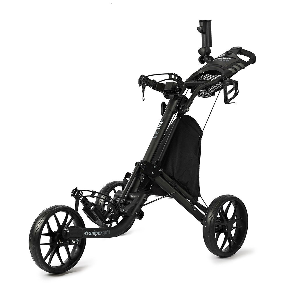 Sniper Golf Shot 2.0 carrito manual de golf, gris oscuro