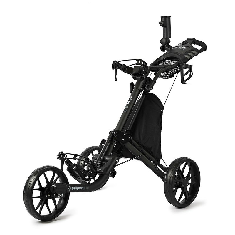 Sniper Golf Shot 2.0 carrito manual de golf, gris oscuro