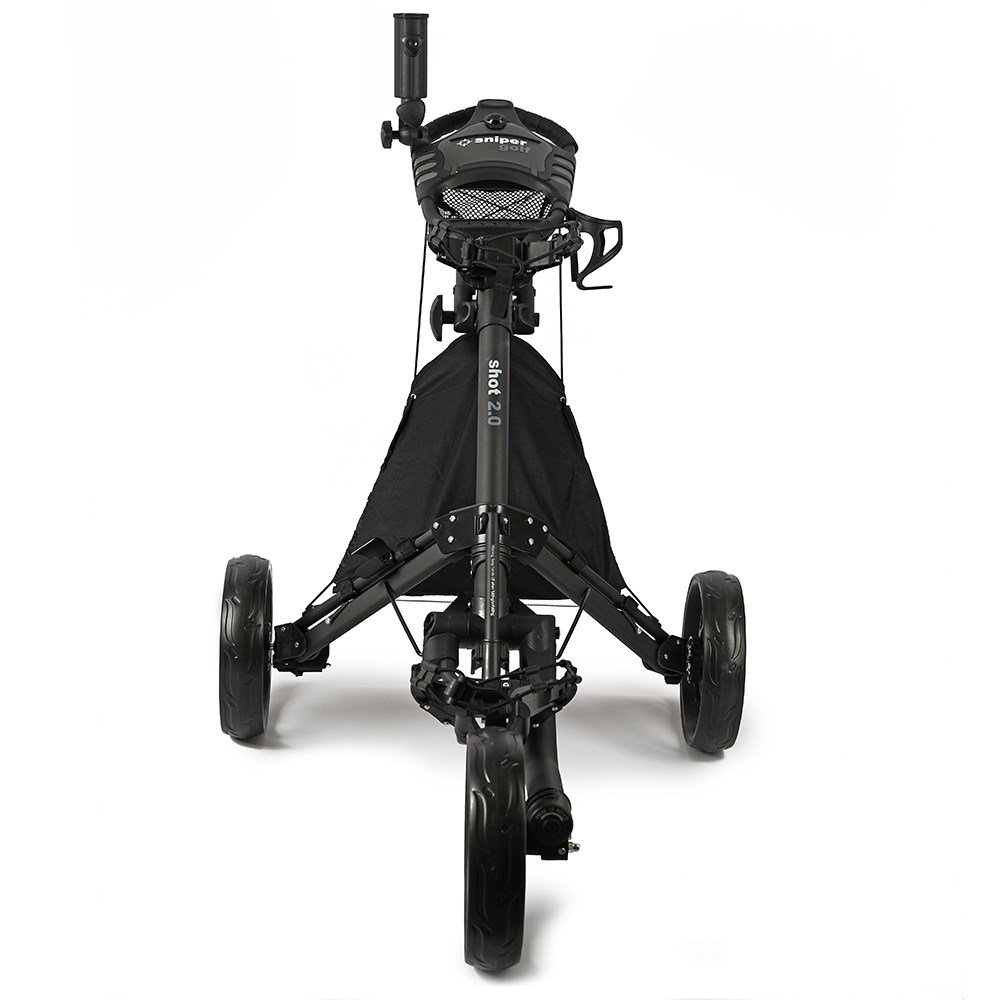 Sniper Golf Shot 2.0 carrito manual de golf, gris oscuro