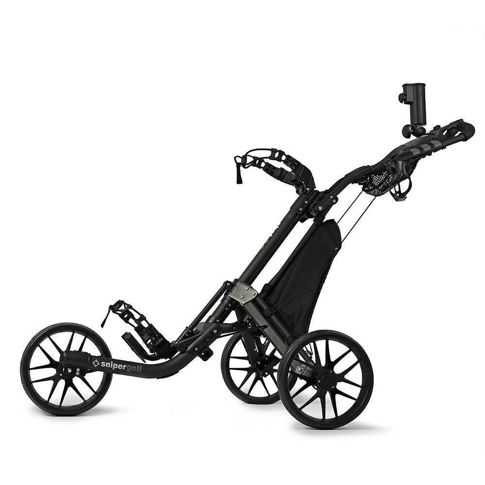 Sniper Golf Shot 2.0 carrito manual de golf, gris oscuro