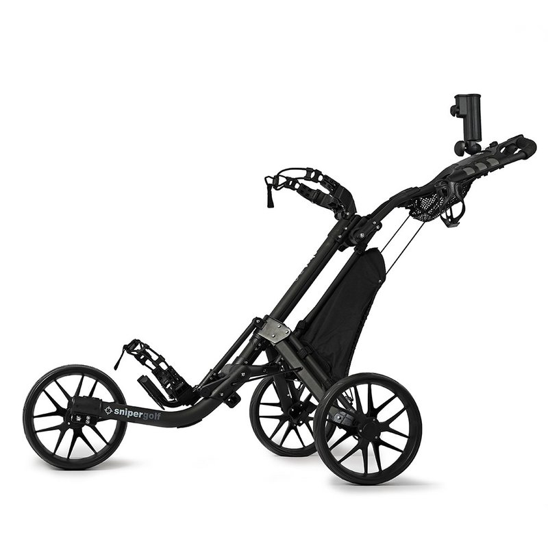 Sniper Golf Shot 2.0 carrito manual de golf, gris oscuro