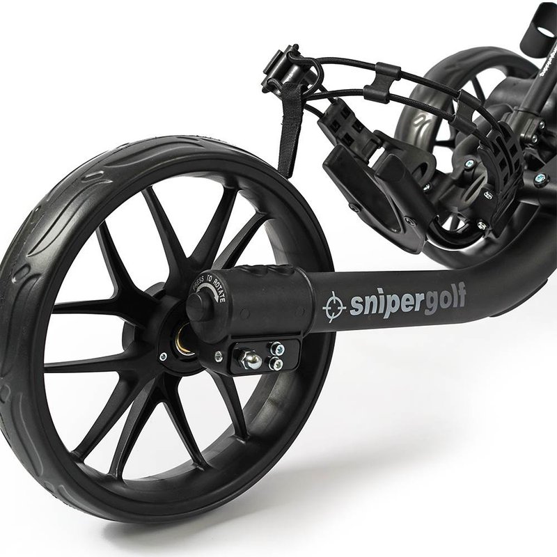 Sniper Golf Shot 2.0 carrito manual de golf, gris oscuro