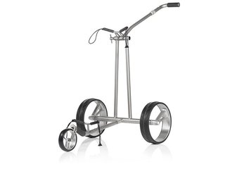 JuCad Phantom Titan eX 2.0 carrito eléctrico + mando a distancia (JFS2) + bolsa de transporte (JRT-2), titanio