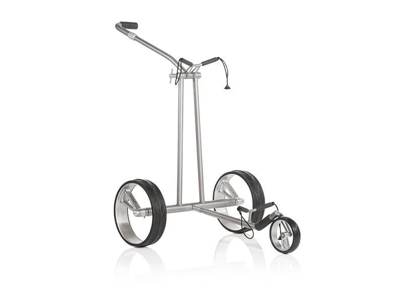 JuCad Phantom Titan 2.0 carrito eléctrico + bolsa de transporte, titanio