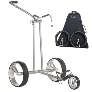 JuCad Phantom Titan 2.0 carrito eléctrico + bolsa de transporte, titanio