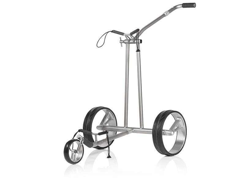 JuCad Phantom Titan 2.0 carrito eléctrico + bolsa de transporte, titanio