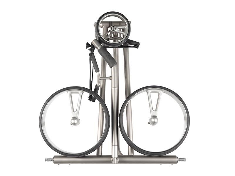 JuCad Phantom Titan 2.0 carrito eléctrico + bolsa de transporte, titanio