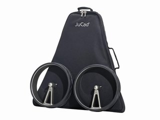 JuCad Phantom Titan 2.0 carrito eléctrico + bolsa de transporte, titanio