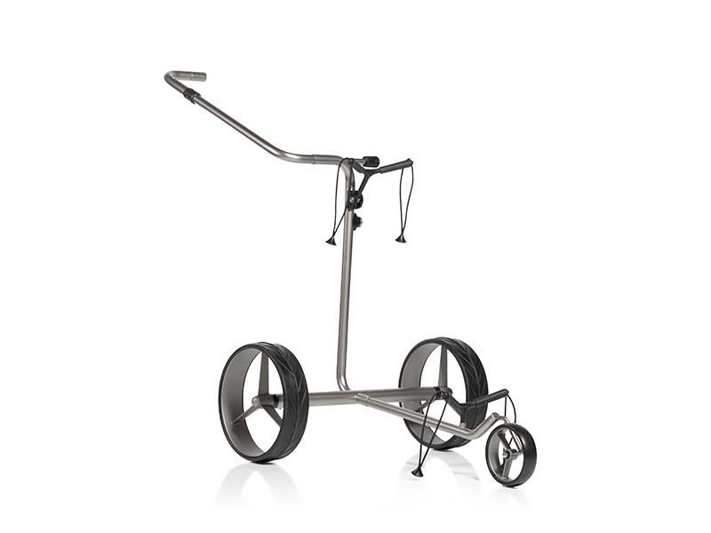 JuCad drive Stainless Steel 2.0 carrito eléctrico, plateado