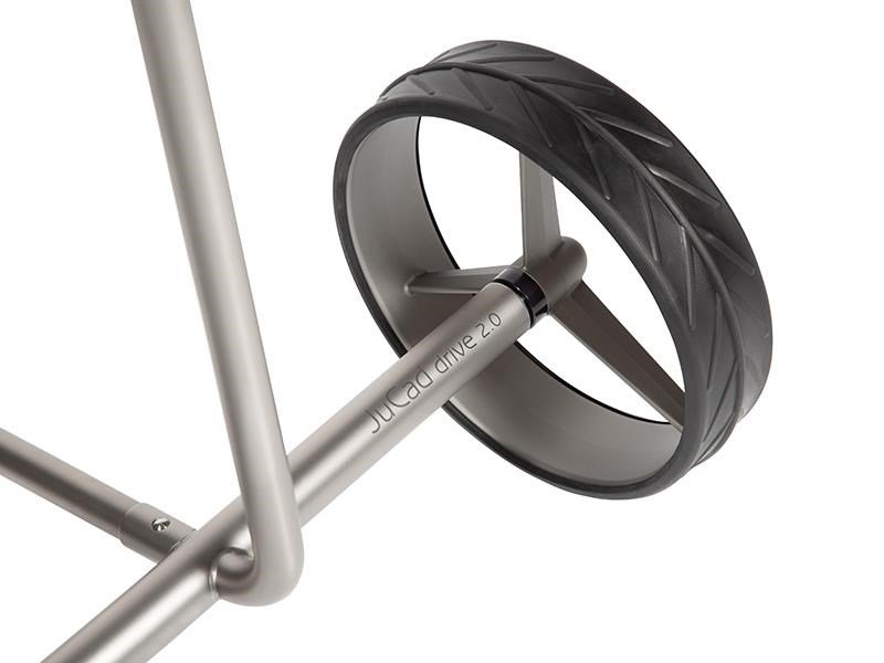 JuCad drive Stainless Steel 2.0 carrito eléctrico, plateado