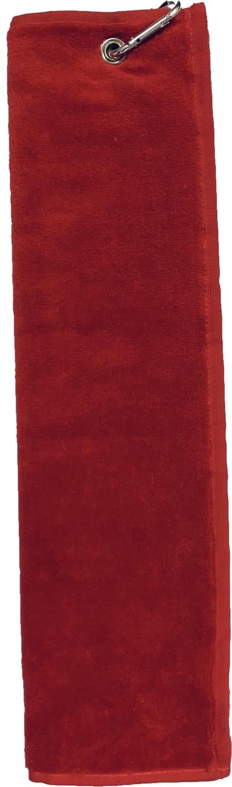 OEM Trifold toalla de golf, roja