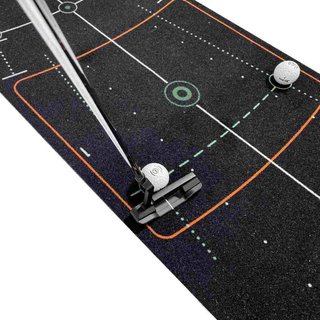 Wellputt Putting Mat - CLASSIC 13FT (4m), speed 10-11,5ft, negro