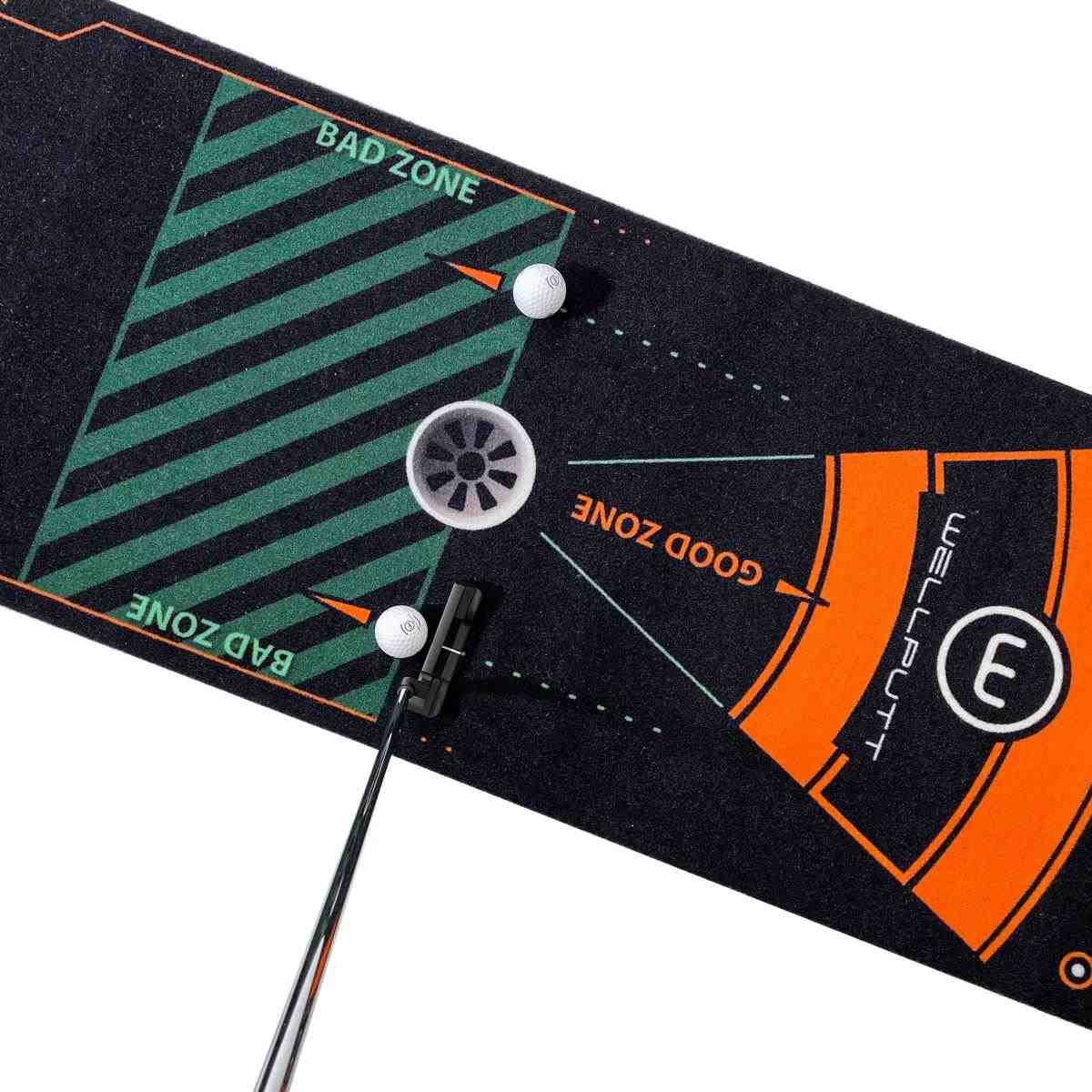 Wellputt Putting Mat - CLASSIC 13FT (4m), speed 10-11,5ft, negro