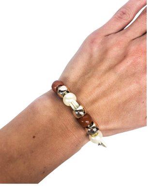 Ostatní Handmade Teraka bracelet, type 010, marrón