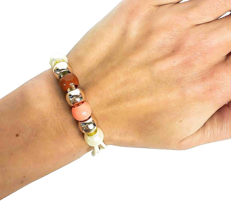 Handmade Teraka pulsera tipo 011, multicolor
