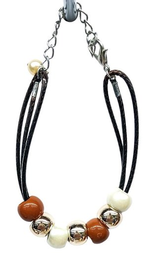Ostatní Handmade Teraka pulsera tipo 016, marrón