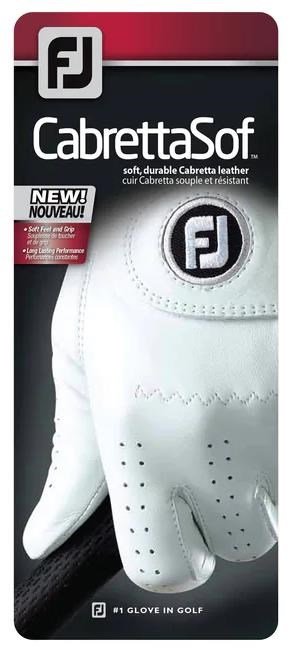 Footjoy FootJoy CabrettaSof guante de golf para hombre, blanco