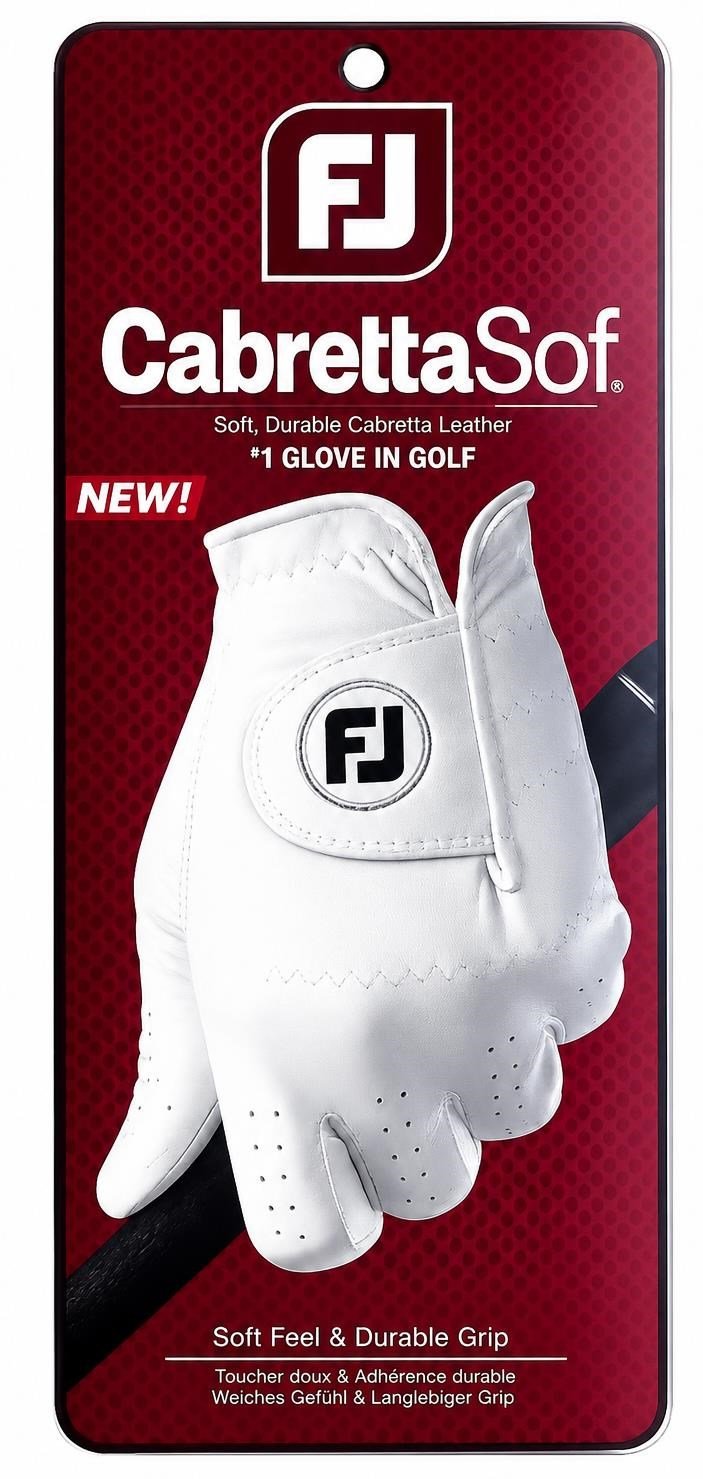 Footjoy FootJoy CabrettaSof guante de golf para hombre, blanco