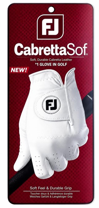 Footjoy FootJoy CabrettaSof guante de golf para hombre, blanco