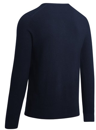 Callaway V-Neck Merino suéter de hombre, azul marino oscuro