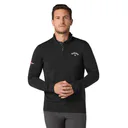 Callaway 1/4 Blended Merino suéter de hombre, black ink