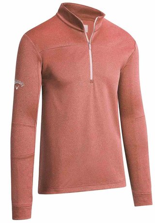Callaway Pieced Waffle 1/4 Zip sudadera de hombre, dubarry heather