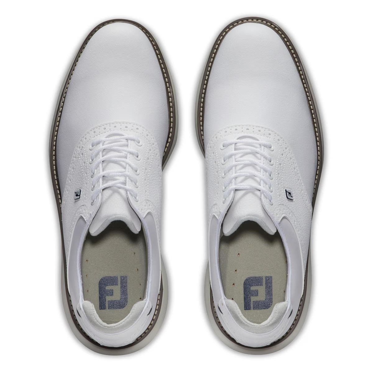 FootJoy Traditions hombre zapatos de golf, blancos