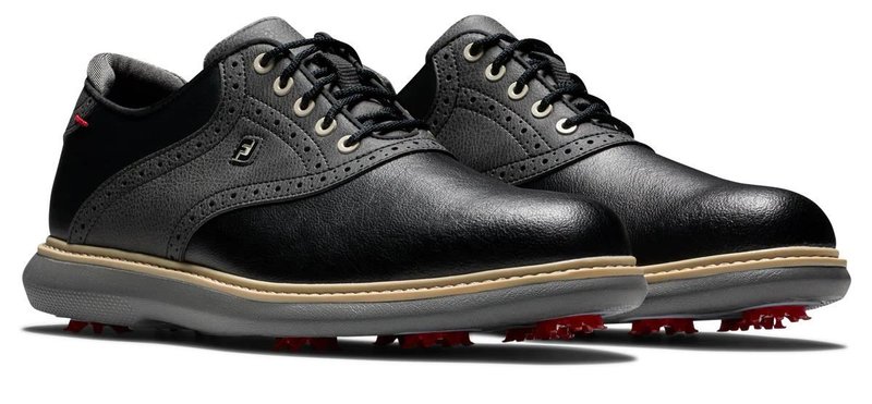 FootJoy Traditions zapatos de golf para hombre, negros