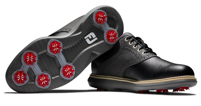 FootJoy Traditions zapatos de golf para hombre, negros