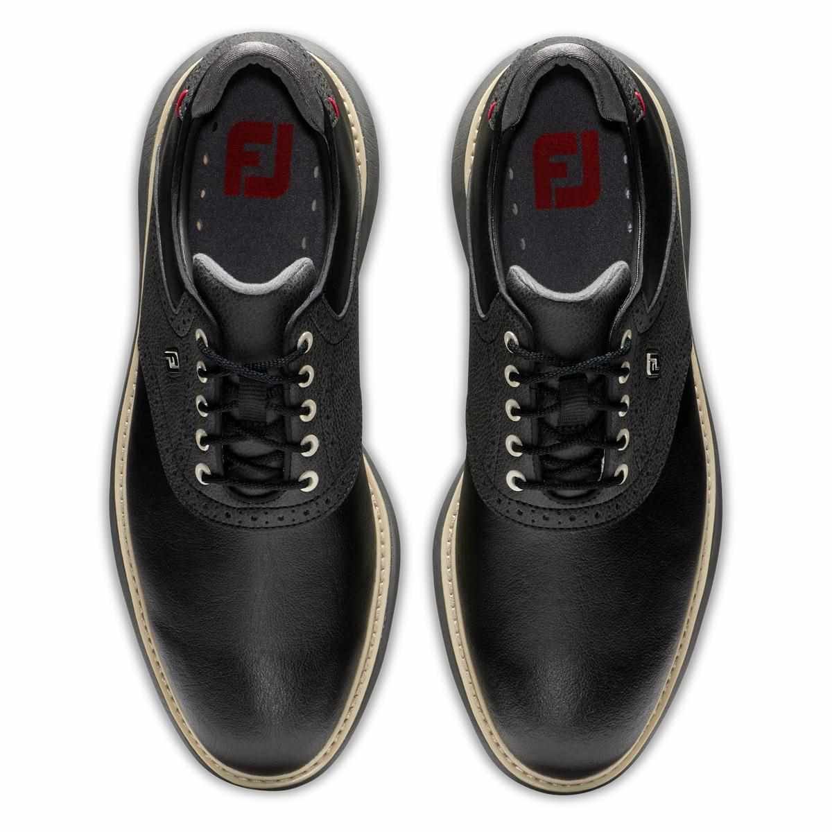 FootJoy Traditions zapatos de golf para hombre, negros
