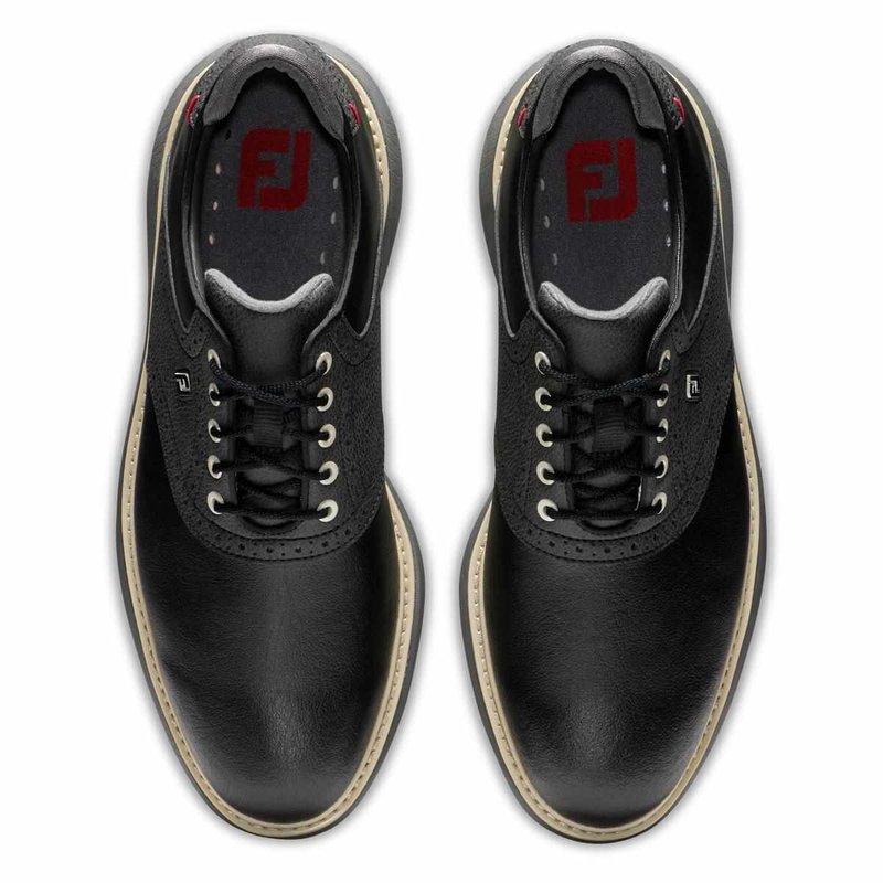 FootJoy Traditions zapatos de golf para hombre, negros